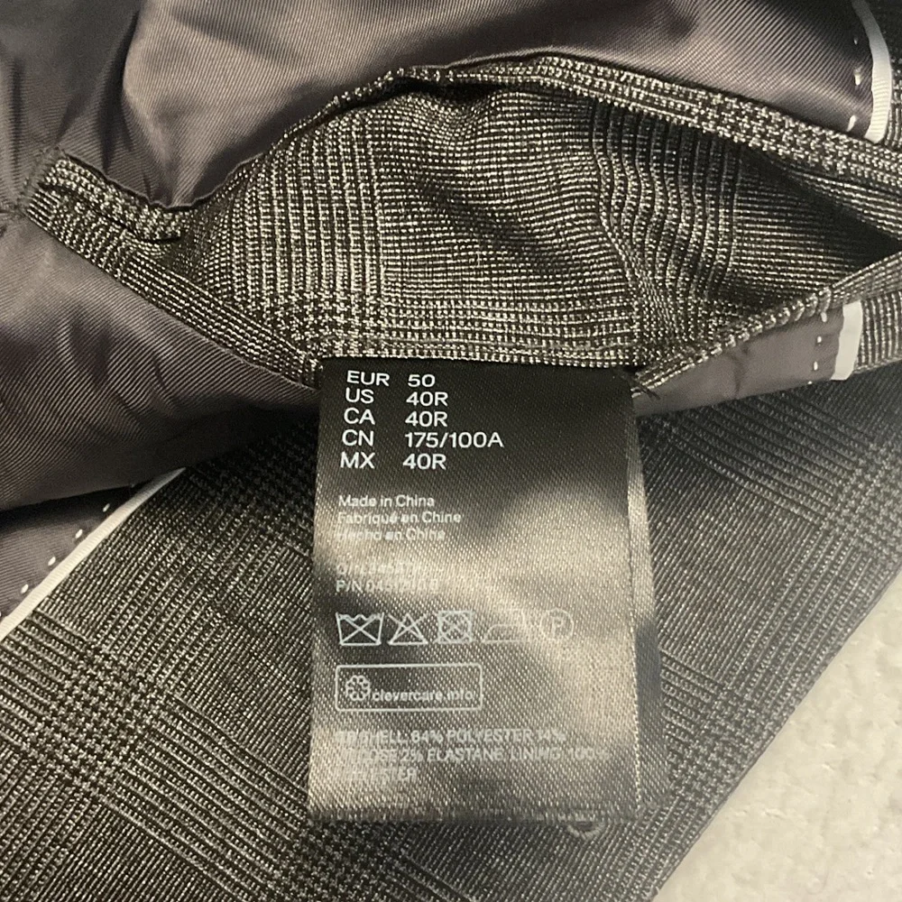H&M Charcoal Blazer for Men